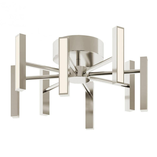 AFX IDRC16LAJUDSN Indra 16'' Led Semi-Flush 48W 120-277V SN