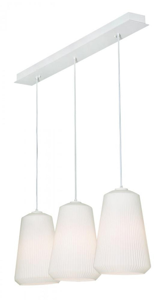AFX ISLP11WHLNR3 Isla 3 Light Linear Pendant,120V,White