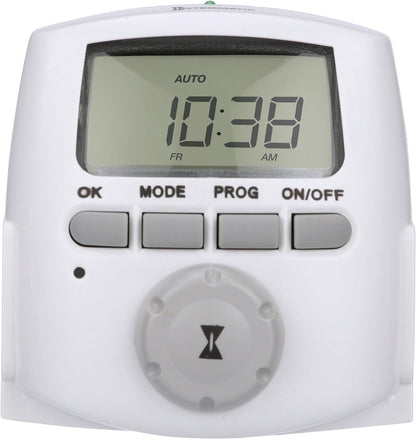 INtermatic Digital Timer, White, 2 inputs