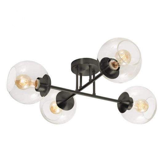 AFX JAMC24MBBK JAMIE FLUSHMOUNT MEDIUM BASE120V