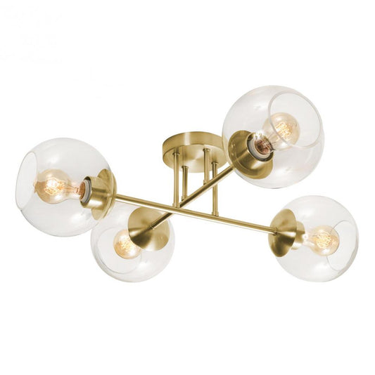AFX JAMC24MBSB JAMIE FLUSHMOUNT MEDIUM BASE120V
