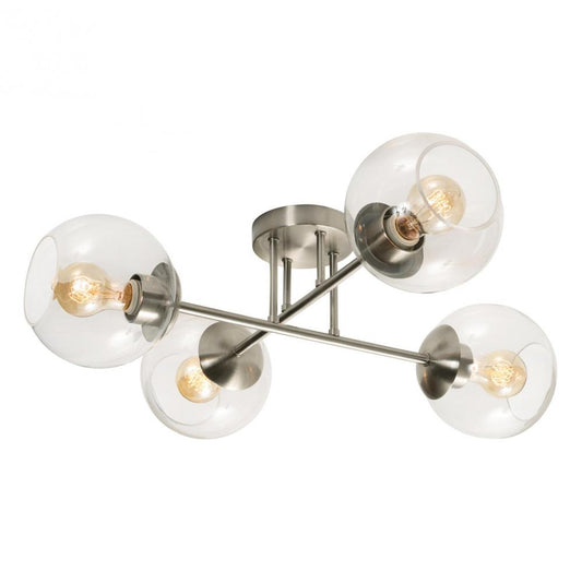 AFX JAMC24MBSN JAMIE FLUSHMOUNT MEDIUM BASE120V