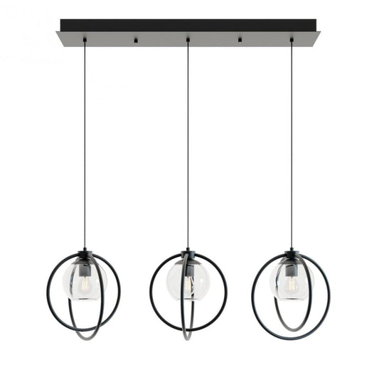 AFX JAMP12MBBKLNR3 Jamie Three Mini-Pendant Medium Base120V