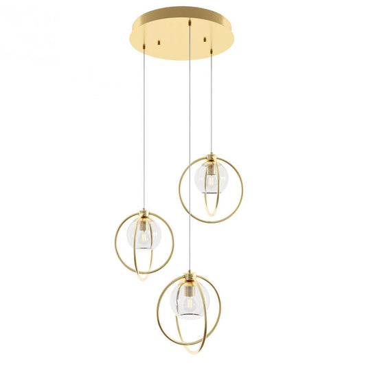 AFX JAMP12MBSBRND3 Jamie Three Mini-Pendant Medium Base120V