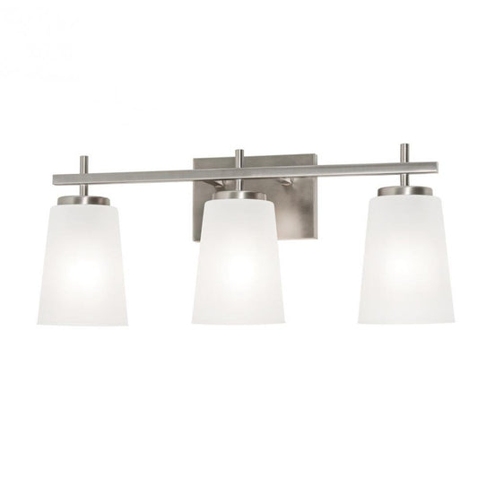 AFX JNNV2209MBSN JOANNA VANITY MEDIUM BASE; SATIN NICKEL; FROSTED