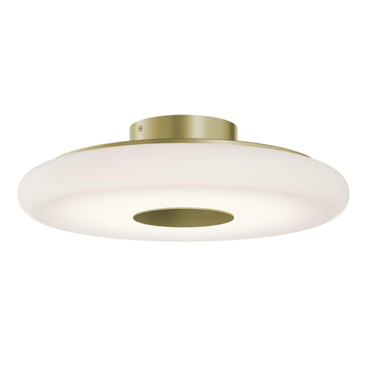 AFX JUNC18LAJUDLB June 18'' LED Semi-Flush 120-277V 30W 5CCT LB