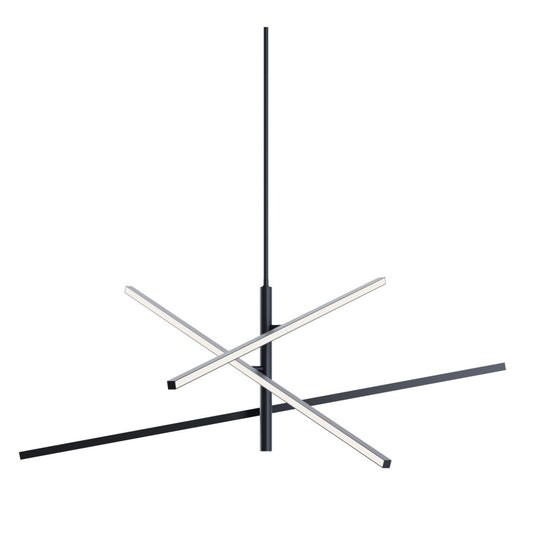AFX KNOP48LAJUDBK Knoll 48'' LED Pendant 120-277V 5CCT BK