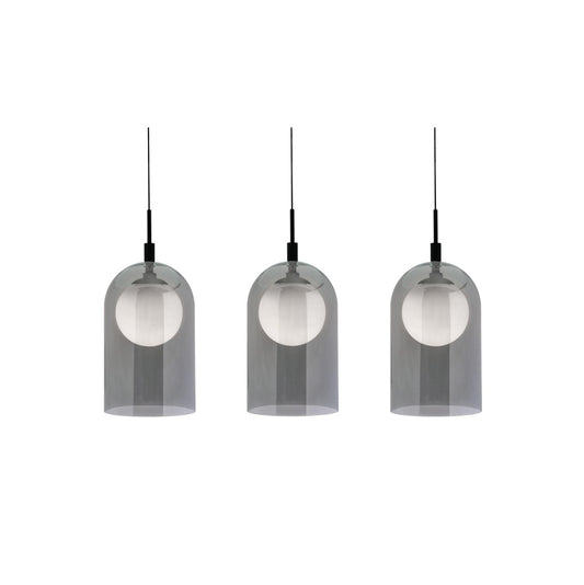 AFX KRNP08L30D1BKLNR3 Kiran 3 Light Linear Pendant,120V,45W,3000K,BK