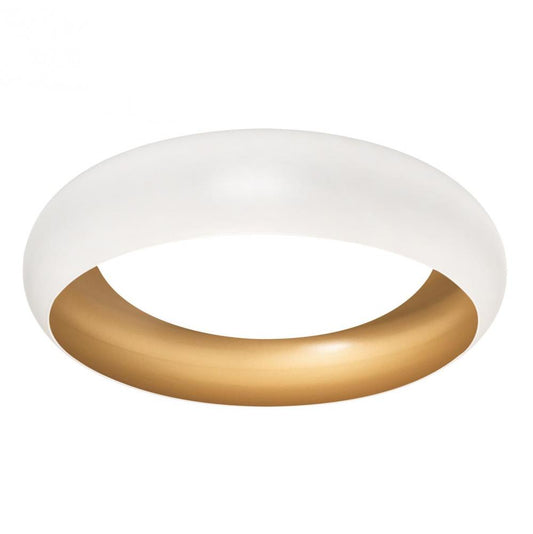AFX KYCF15LAJD1WH Kayce 15'' Flush Mount Led 26W 120V,5 CCT,WH/GD