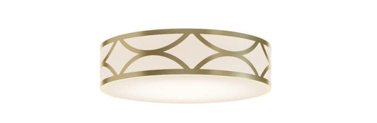 AFX LAKF16LAJUDGD-MS Lake 16'' LED Flush Mount, 30W, 120-277V, GD w/MS