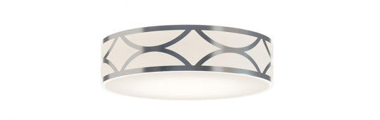 AFX LAKF16LAJUDNP Lake 16'' LED Flush Mount, 30W, 120-277V, NP