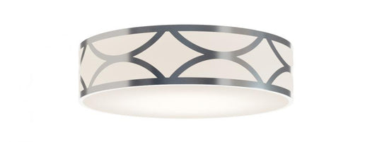 AFX LAKF20LAJUDNP-MSBB Lake 20'' LED Flush Mount, 42W, 120-277V, NP w/