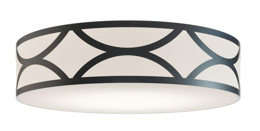 AFX LAKF30LAJUDBK Lake 30'' LED Flush Mount, 60W, 120-277V, BK