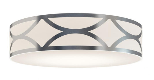 AFX LAKF30MBNP Lake 4 Light 30'' Flush Mount, 120V, NP