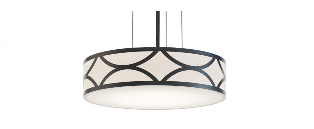 AFX LAKP16LAJUDBK Lake 16'' LED Pendant, 30W, 120-277V, BK
