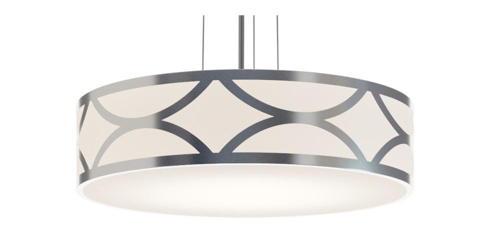 AFX LAKP24MBNP Lake 3 Light 24'' Pendant, 120V, NP