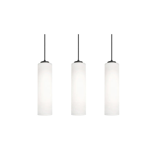 AFX LEOP0412MBBKLNR3 Leo 3 Light Linear Pendant,120V,60W,BK