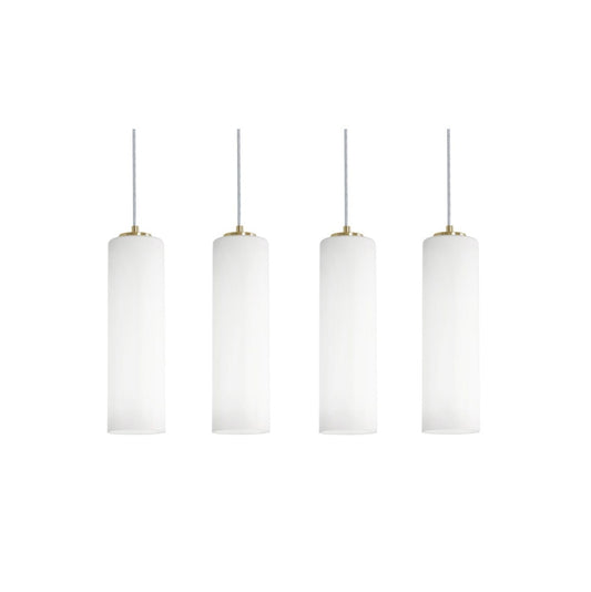 AFX LEOP0412MBLBLNR4 Leo 4 Light Linear Pendant,120V,60W,LB