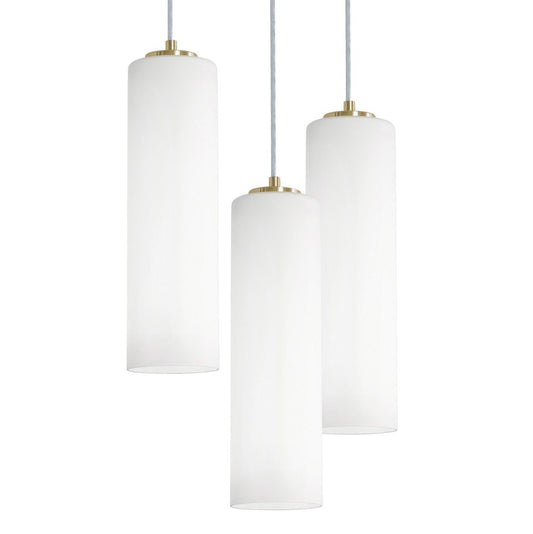 AFX LEOP0412MBLBRND3 Leo 3 Light Round Pendant,120V,60W,LB