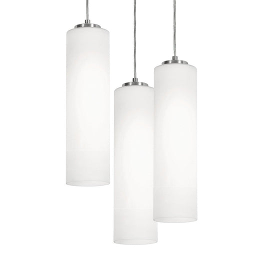 AFX LEOP0412MBSNRND3 Leo 3 Light Round Pendant,120V,60W,SN