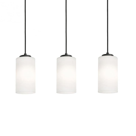 AFX LEOP04MBBKLNR3 Leo 36'' 3 Light Linear Pendant - BK