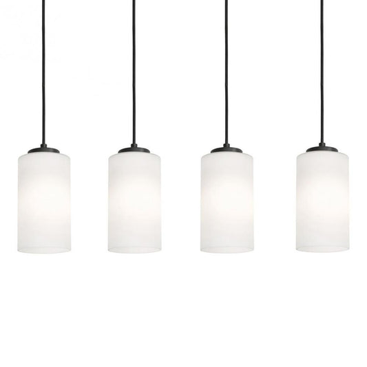 AFX LEOP04MBBKLNR4 Leo 36'' 4 Light Linear Pendant - BK