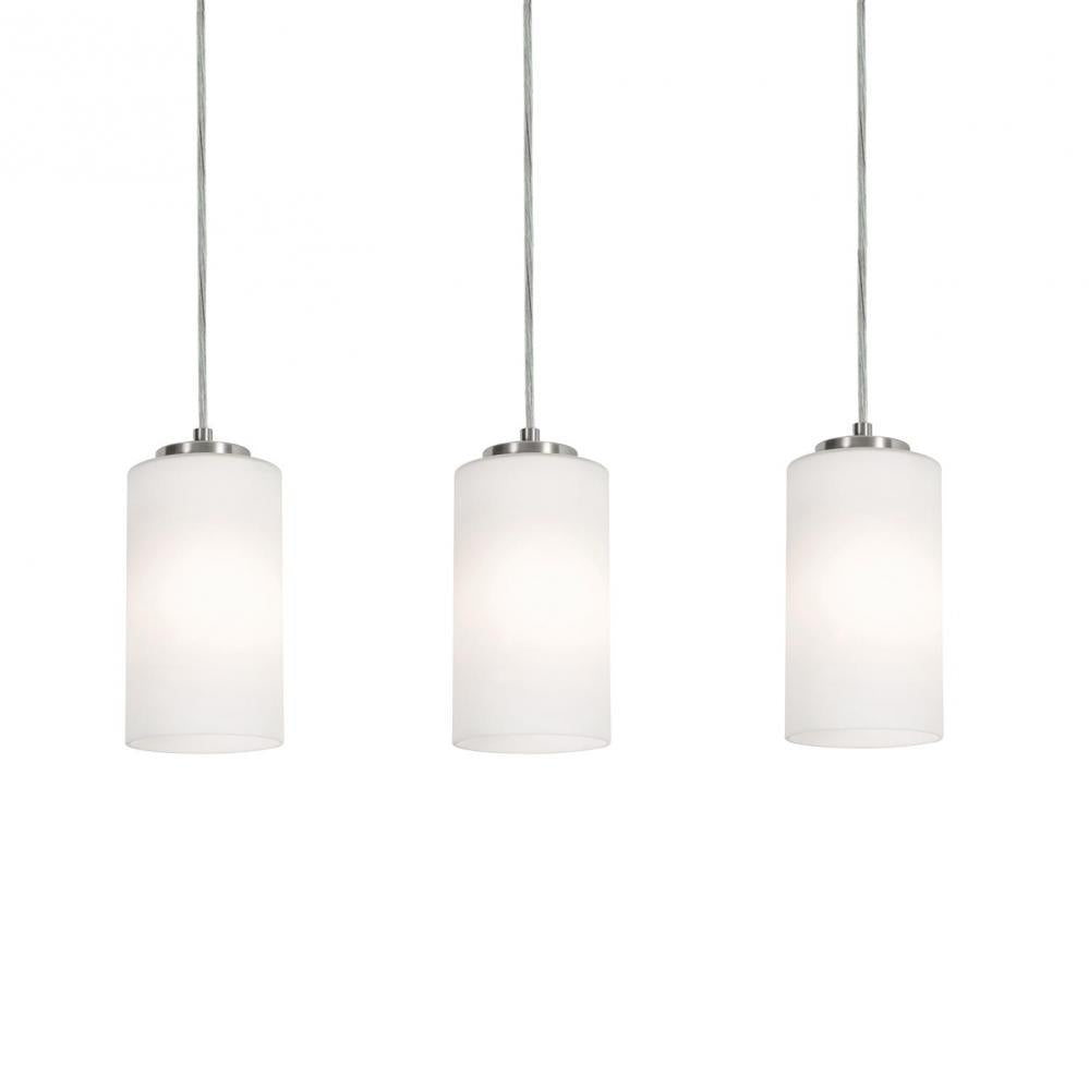 AFX LEOP04MBSNLNR3 Leo 36'' 3 Light Linear Pendant - SN