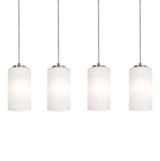 AFX LEOP04MBSNLNR4 Leo 36'' 4 Light Linear Pendant - SN