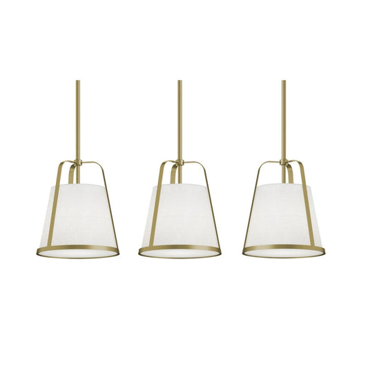AFX LIZP10MBLBLNR3 Lizzette 3 Light Linear Pendant,60W,LB