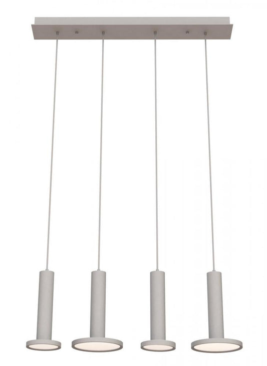 AFX LNAP99L30D1WHLNR4 Luna 4 Light LED Linear Pendant,120V,3000K,White