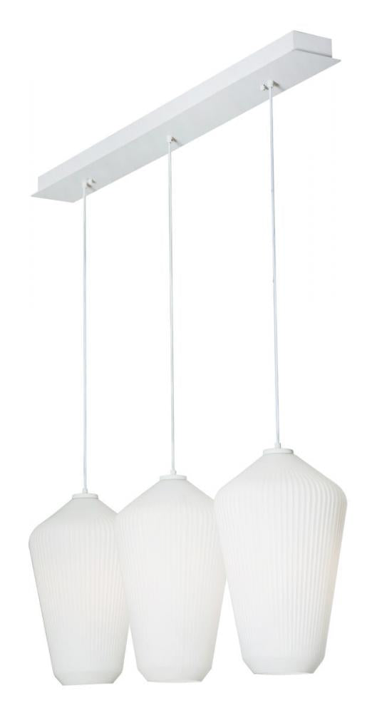 AFX LOLP11WHLNR3 Lola 3 Light Linear Pendant,120V,White