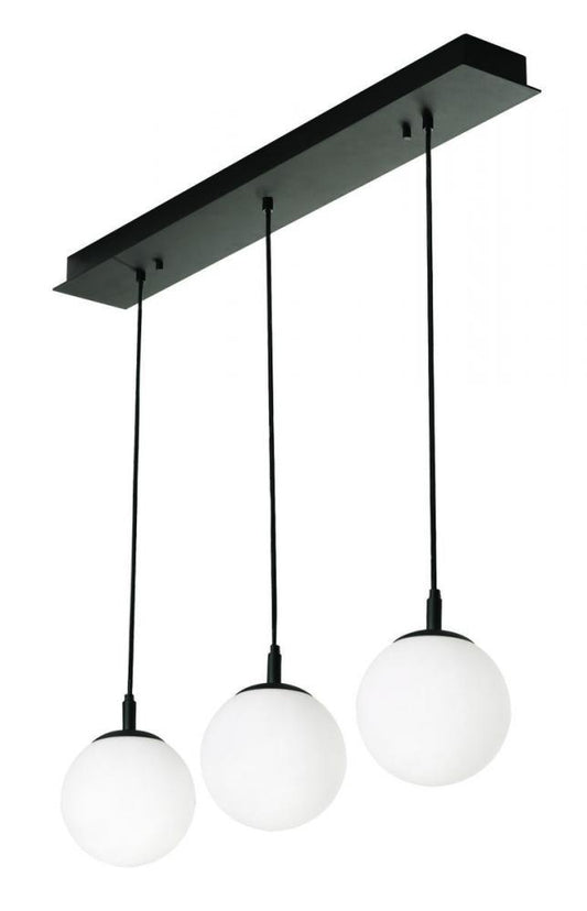 AFX LRTP07MBBKLNR3 Loretto 3 Light Linear Pendant,120V,Black