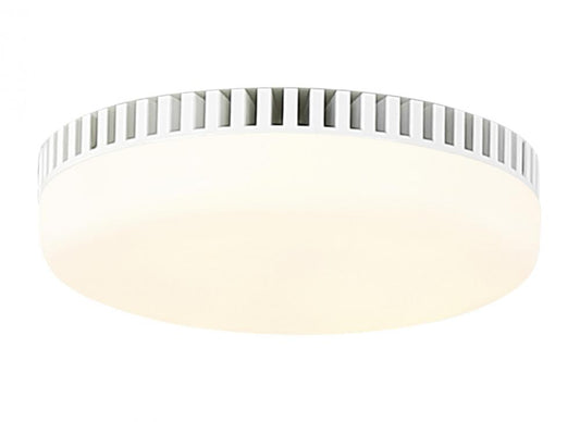 Generation Lighting MC260RZW Arcade LED Light Kit in Matte White with Frost White Glass