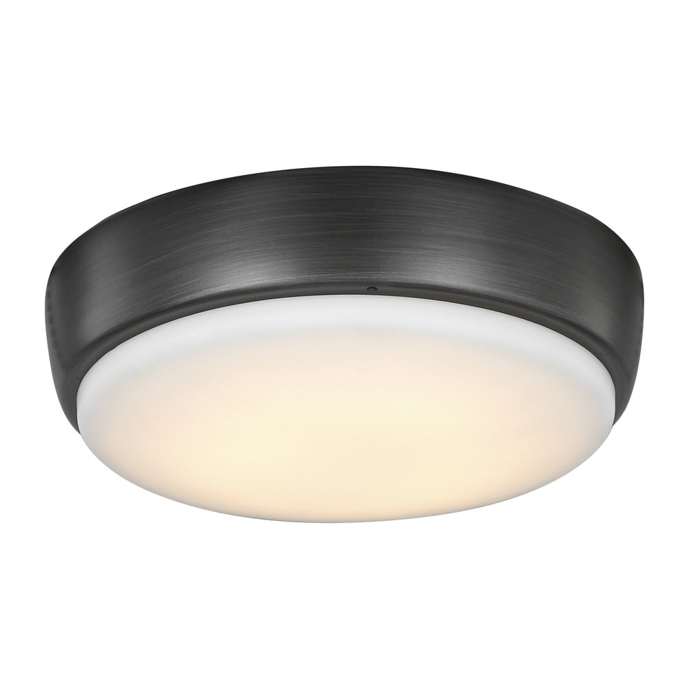 Generation Lighting MC264AGP 7" LED Light Kit in Aged Pewter with Frosted Acrylic Shade