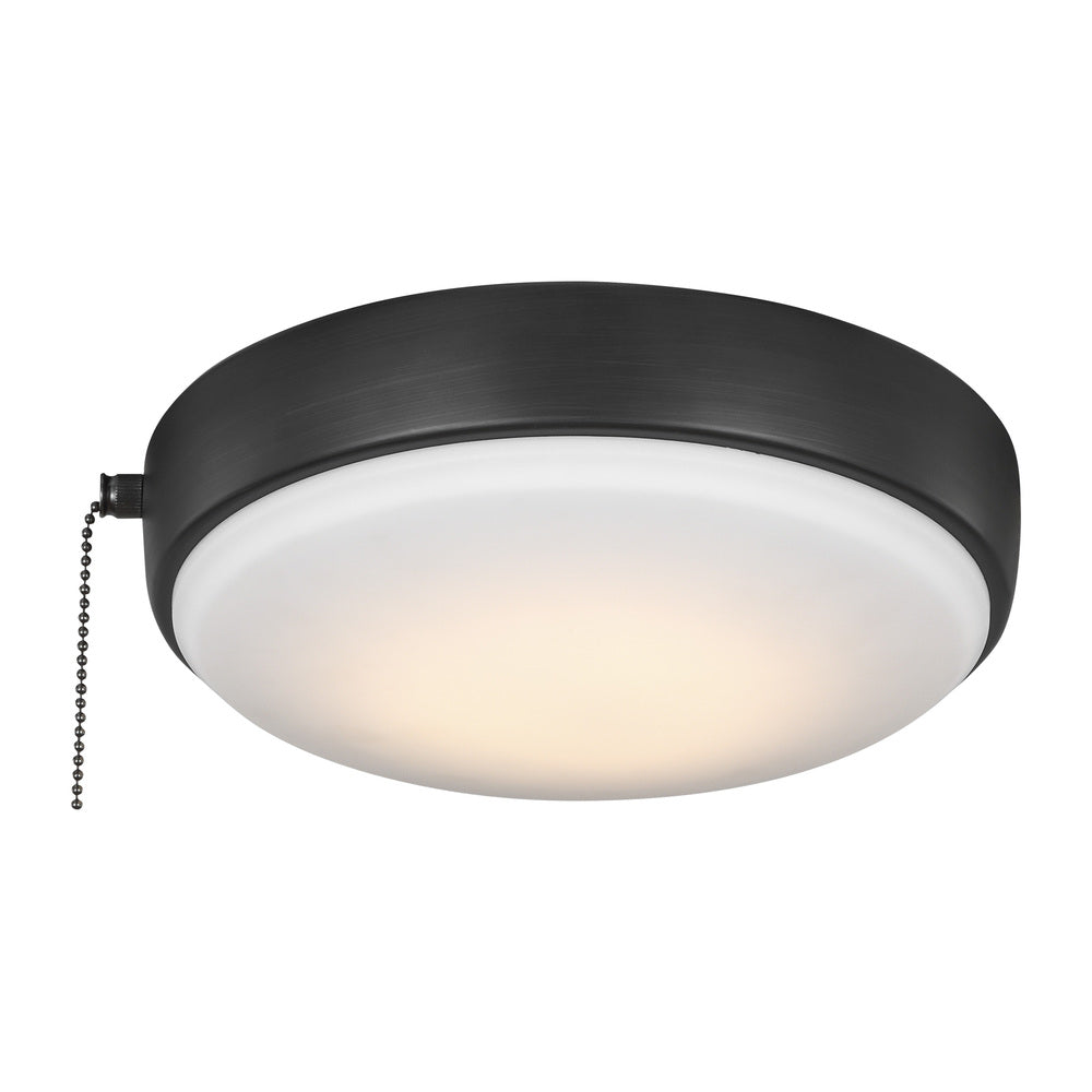 Generation Lighting MC265AGP 9" LED Light Kit in Aged Pewter with Frosted Acrylic Shade