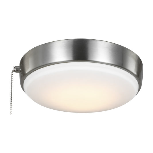 Generation Lighting MC265BS 9" LED Light Kit in Brushed Nickel with Frosted Acrylic Shade