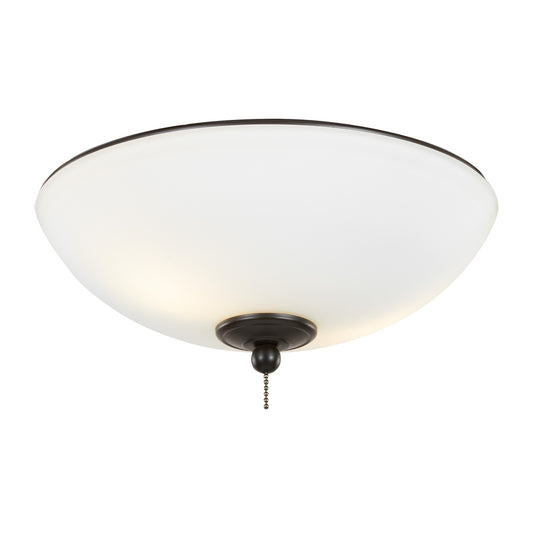 Generation Lighting MC266OZ 12" LED Light Kit in Oil Rubbed Bronze with Matte White Glass