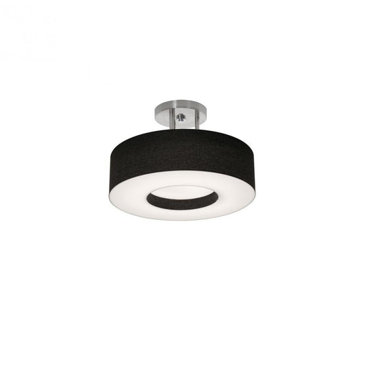 AFX MCF1214MB-BKSF Montclair 12'' Med Base Semi-Flush - SN w/ BK