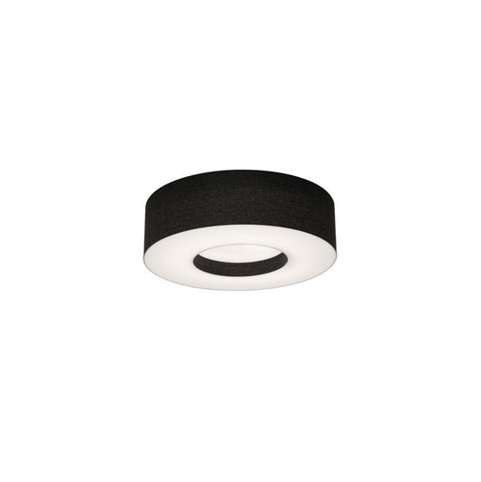 AFX MCF1214MB-BK Montclair 12'' Med Base Flush Mount - BK w/ BK