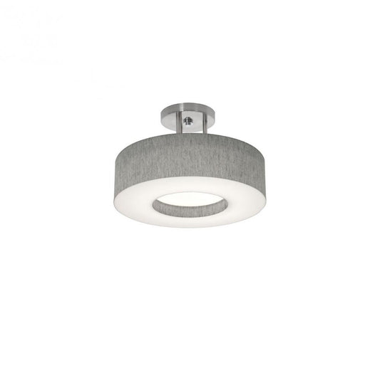 AFX MCF1214MB-GYSF Montclair 12'' Med Base Semi-Flush - SN w/ GY