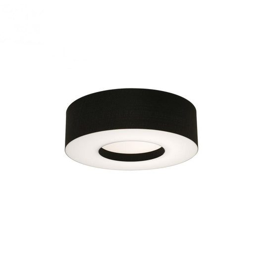 AFX MCF1524MB-BK Montclair 15'' Med Base Flush Mount - BK w/ BK