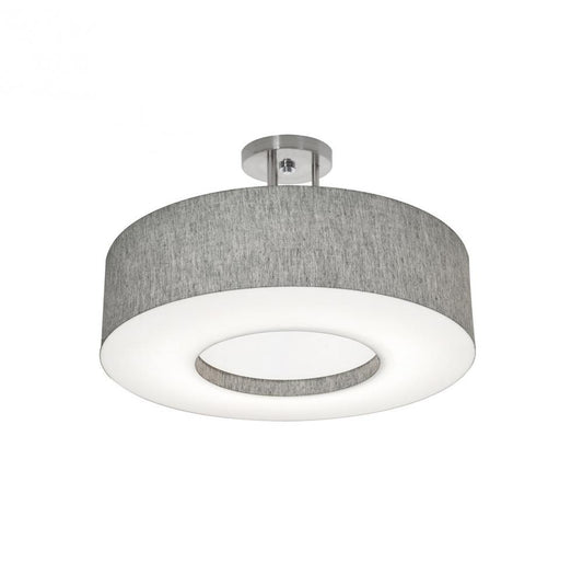 AFX MCF1932MB-GYSF Montclair 19'' Med Base Semi-Flush - SN w/ GY