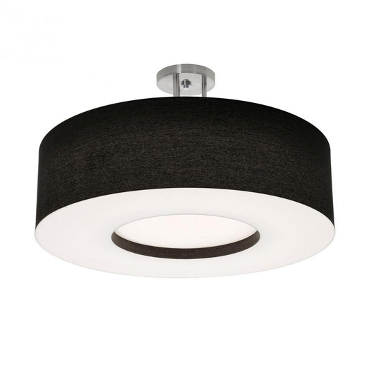 AFX MCF2432MB-BKSF Montclair 24'' Med Base Semi-Flush,SN,BK