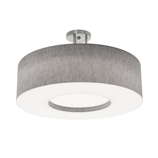 AFX MCF2432MB-GYSF Montclair 24'' Med Base Semi-Flush,SN,GY