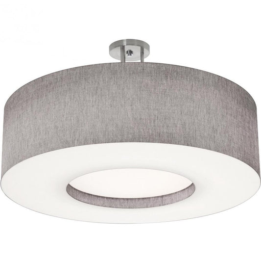 AFX MCF3044MB-GYSF Montclair 30'' Med Base Semi-Flush,SN,GY