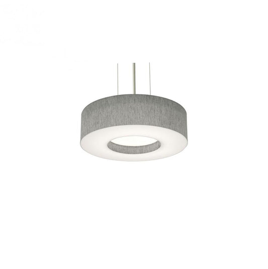 AFX MCP1214MBSN-GY Montclair 12'' Med Base Pendant - SN w/ GY