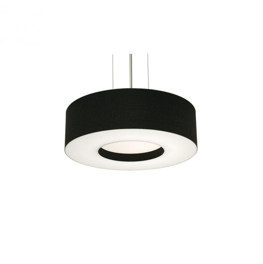 AFX MCP1524MBSN-BK Montclair 15'' Med Base Pendant - SN w/ BK