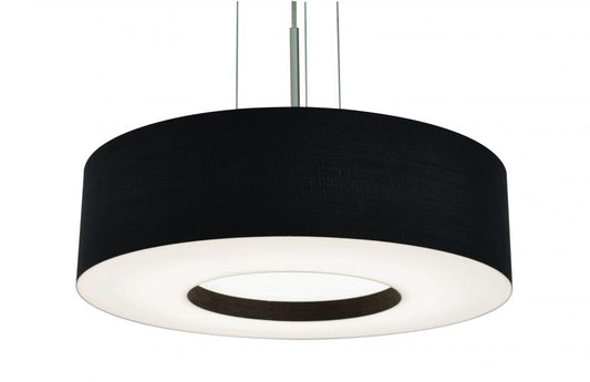 AFX MCP1932LAJUDSN-BK Montclair 19'' LED Pendant - Satin Nickel Fin -