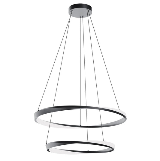 AFX OBRP2432LAJUDBK Oberon 32'' Double LED Pendant 120-277V 50W 5CCT B