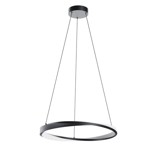 AFX OBRP24LAJUDBK Oberon 24'' LED Pendant 120-277V 20W 5CCT BK